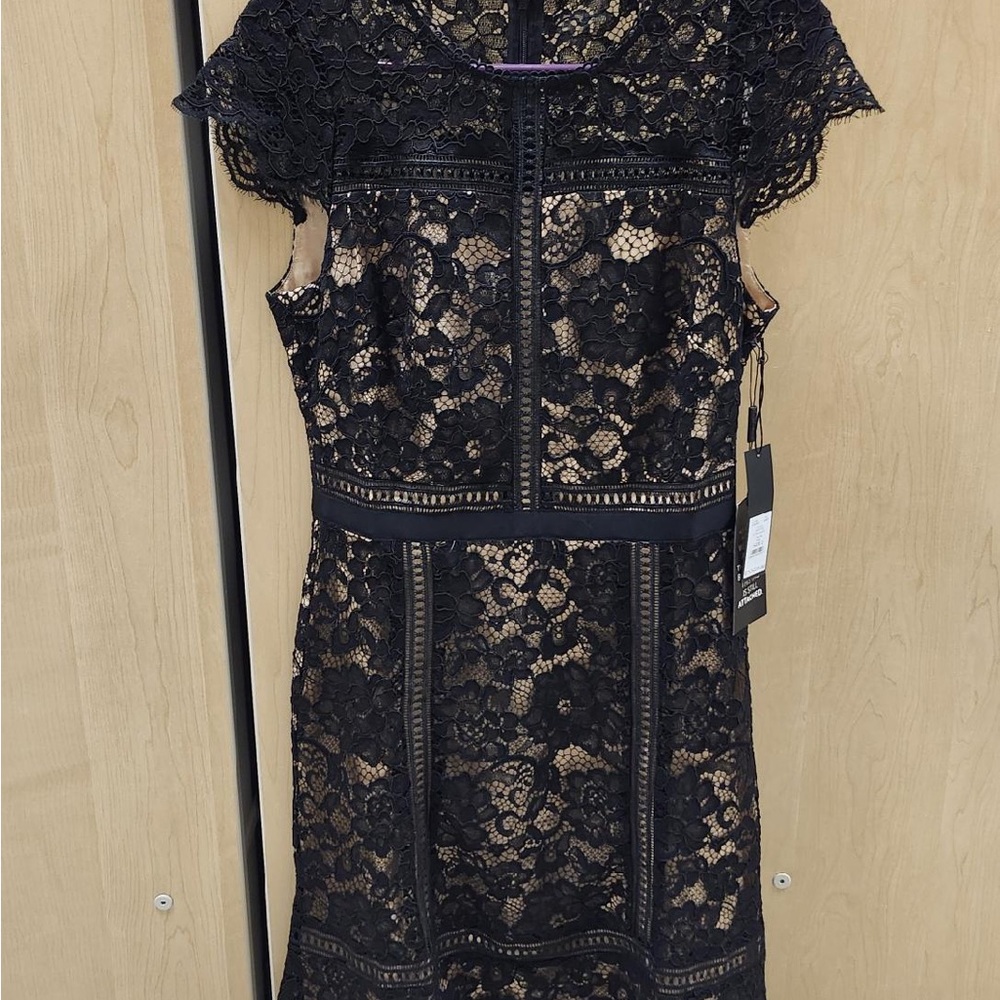 White House Black Market Black Lace Dress